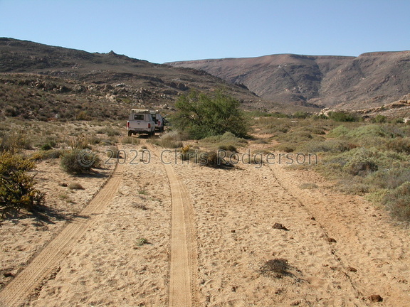 driving a dry river bed