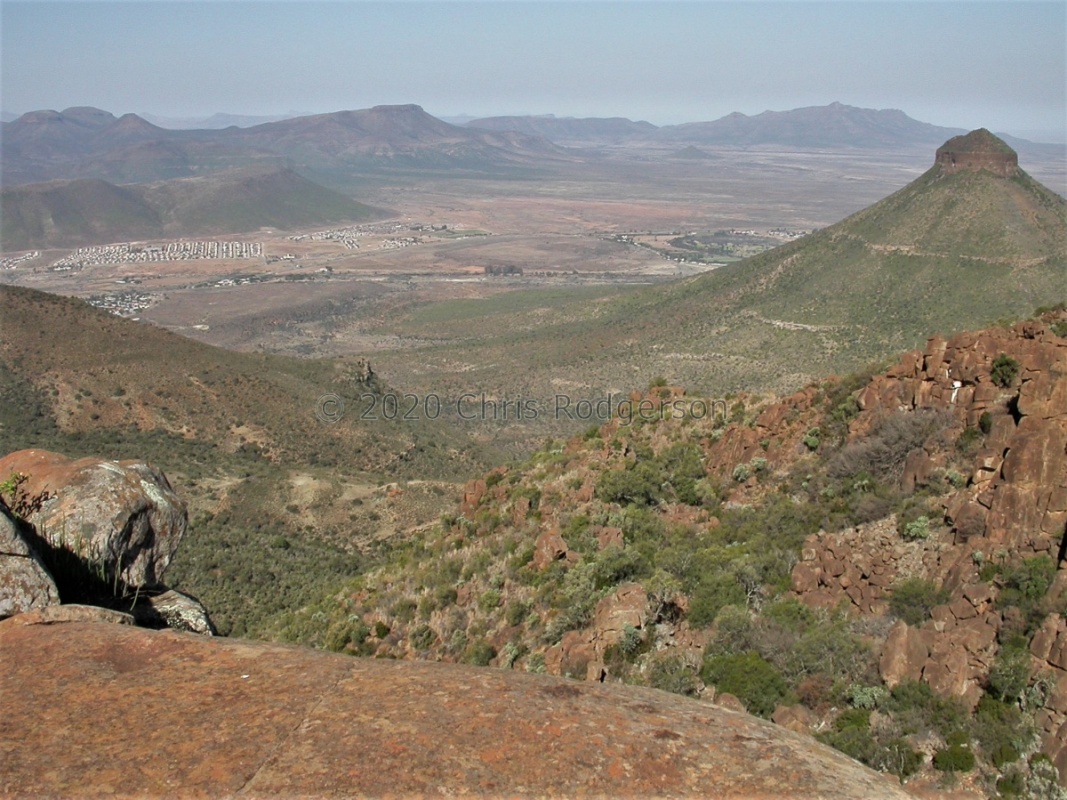 Graaff-Reinet in the distance