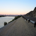 by the Orange river from Oranjemund to Rosh Pinah