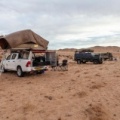 Setting up camp in the Sperrgebiet